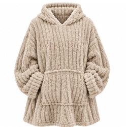 Dekordom pončo sherpa - beige ( 025870 )