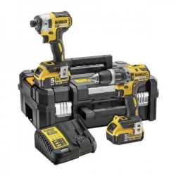 DeWalt set 18v li-ion - bušilica-odvijač, udarni odvijač 5.0 ah brushless ( DCK268P2T ) - Img 4