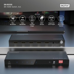 Digitus 8K HDMI Switch, 4x1 8K/60Hz ( ds-55335 )-2