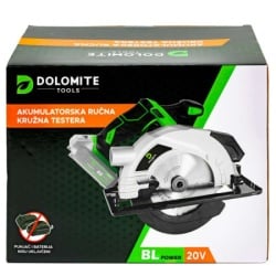 Dolomite akumulatorska ručna kružna testera 20v brushless dolomite ( 63856 )-1