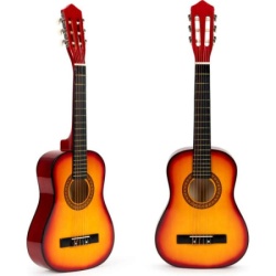Eco toys velika drvena gitara za decu natural ( hx18022-30 )