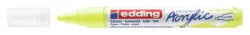 Edding akrilni marker E-5100 medium 2-3mm obli vrh neon žuta ( 12MA51GN ) - Img 1