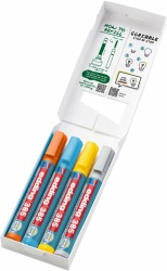 Edding Flipchart "effect" marker E-385 1-5mm, kosi vrh, set 1/4 ( 09M385Q4 )