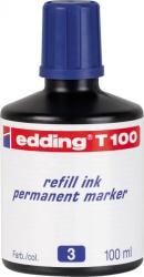 Edding permanent mastilo T-100, 100ml plava ( 08MM10E )