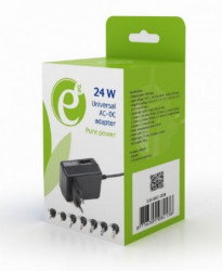 EG-MC-009 Gembird 24W Univerzalni AC-DC adapter 220V/24W na 3,4.5,5,6,7.5,9,12V 2A max - Img 1