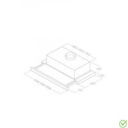 Elica aspirator 14luxwha90 - Img 2