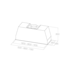 Elica aspirator ct35 pro ix a 60-3