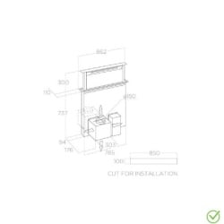 Elica aspirator getup bl mat/a/90-4