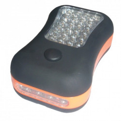 Elit+ rucna lampa sa kukom sa 24+4 led dioda koristi 3xlr03 baterije crno/oranz boje ( EL80284 ) - Img 2