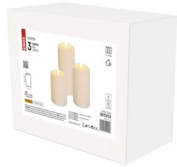Emos LED set dekorativnih voštanih sveća sa tajmerom 10/12,5/15cm, 3x3x aaa vintage dccv15 ( 2884 ) - Img 2