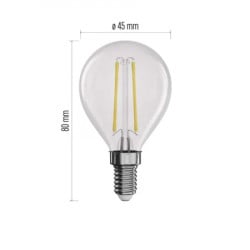 Emos sijalice Led sijalica filament mini globe 1,8w e14 nw zf1201 ( 3210 ) - Img 1