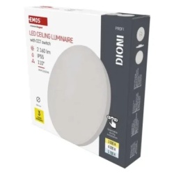 Emos zm7151 Led panel nadgradni dioni okrugli beli podesiv cct, 13/18w 1560/2160 lm, ip55 36x6,5cm ( 3699 )