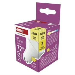 Emos zq8d62 Led sijalica classic mr16 7w(72w) 1000lm gu10 ww ( 3777 )
