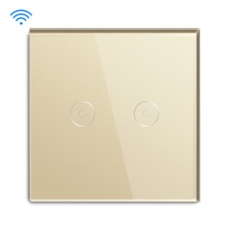 Exeshop wi-fi pametni prekidač 2g tuya zlatni (WiFi touch switch) ( ss004 )