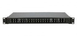Extralink patch panel 24 duplex SC/ 48 porta sa kasetom, bez modula, crni ( 2277 )