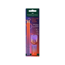 Faber Castell 118410 Grafitna olovka FC set polyblister punchy melon 2 graf. ol + gumica ( N170 )