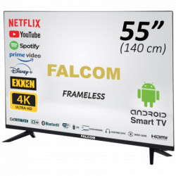 Falcom TV 55LTF022SM smart LED 55inca (140cm), ultra HD 4K, DVB- S2/T2/C tuner, H265 HEVC, 2x10W