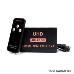 Fast Asia HDMI switch 3x1, 4Kx2K 3D Activ ( 638 )