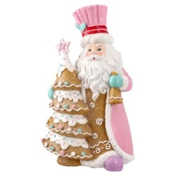 Festa bono 60 novogodišnja dekoracijadeda mraz roze 11cm ( 710307 )