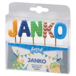 Festa natalis rođendanska svećica - odaberite ime janko ( 742156 )