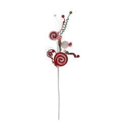 Festa twig novogodišnja grana crvena 58cm ( 780690 )