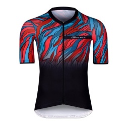 Force Dres life kratki rukav, crno-petrol-crveno m ( 90011951-M )
