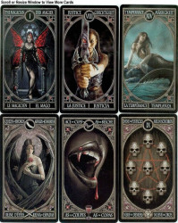 Fournier Tarot karte Anne Stokes - Gothic ( 41590 ) - Img 2