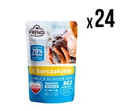 Frendi kesica za mačke piletina 100g x24 komada ( 5728 )