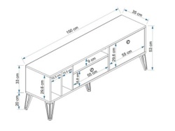 Futrix Tv komoda Alfa antracit ( 34476 ) -3