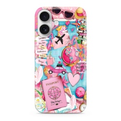 Futrola ultra tanki print clear za iphone 16 (6.1) sp029 ( F124839 )