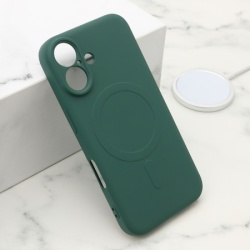 Futrola velvet touch magsafe za iphone 16 (6.1) tamno zelena ( F119957 )