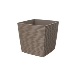 Gardino-saksija finesa kvadrat 20x20x17.3h moka ( 34474 )