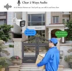 Gembird cam-ip5mp-b6 gmb kamera 5MP, H.265 WiFi Camera, Metal, ICSEE App, 2pcs IR LED+2pcs White LED, 2.8mm