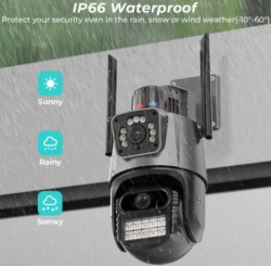 Gembird CAM-IP6MP-EP11-QQ GMB kamera 6 mpix microSD iCSee xmeye pro app Two-way voice PTZ ip66, 2.8mm+3.6mm-4