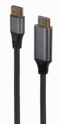 Gembird DisplayPort na HDMI interface kabl,4K at 60 Hz, Premium Series 1.8m ( CC-DP-HDMI-4K-6 ) - Img 1