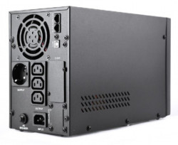 Gembird EG-UPS-PS1000-01 UPS sa stabilizatorom 1000VA (800W) pure sine wave, LCD, USB, black - Img 3