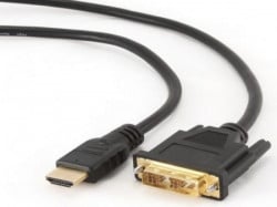 Gembird HDMI to DVI male-male kabl 3m CC-HDMI-DVI-10 - Img 1