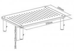 Gembird MS-TABLE-01 podesivo postolje za monitor 370x235x120mm - Img 3