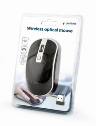 Gembird MUSW-4B-06-BS wireless optical mouse, black-silver - Img 2