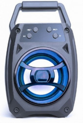 Gembird portable bluetooth speaker 5W, FM, USB, SD, 3,5mm, LED black SPK-BT-14 - Img 4