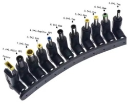 Gembird SMART-C11H 11Pcs 240W Universal Laptop Connector 5.5 x 2.5mm(2.1)