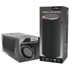 Gembird SPK-BT-LED-08L  Portable Bluetooth LED speaker, 10W, BT, FM, USB, Handsfree, Black-1