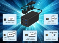 Gembird TA-UC-2A2C-PD65-01-BK 4-port 65W GaN USB PowerDelivery brzi punjac -9