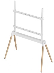 Gembird TVS-86F-01-W Podno postolje za TV, 55-86inc, belo/drvo -4