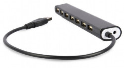 Gembird UHB-U2P7-04 USB 2.0 7-port hub, black - Img 4