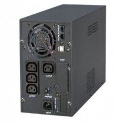 Gembird UPS sa stabilizatorom 2000VA pure sine wave, LCD, USB, black EG-UPS-PS2000-01 - Img 3