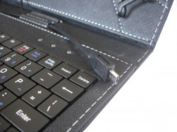 Gembird US tastatura za 10" tablet PC sa futrolom, sa micro USB konektorom (663) TA-PCK10-BLACK ** - Img 1