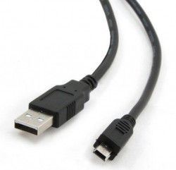 Gembird USB 2.0 A-plug mini 5PM 6ft, 1.8M CCP-USB2-AM5P-6 - Img 2