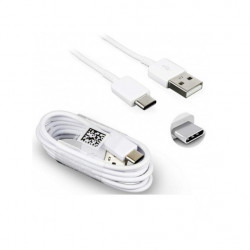 Gembird USB 2.0 AM to type-c cable (AM/CM), QC3.0, 1m white (79) CCP-USB2-AMCM-1M** - Img 1