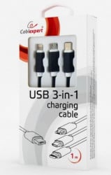 Gembird USB 3-u-1 kabl za punjenje 8-pin, Type-C, microUSB, crni, 1m CC-USB2-AM31-1M - Img 4